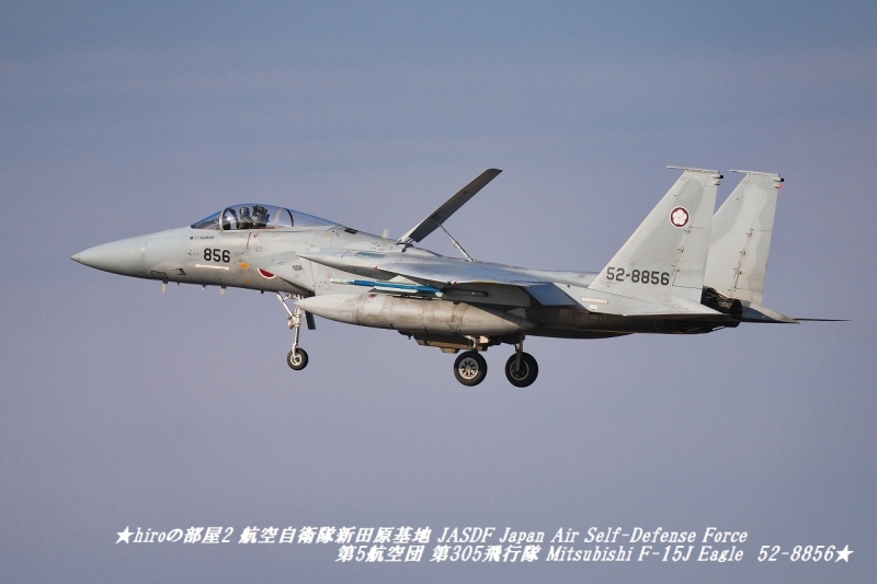 hiroの部屋2 航空自衛隊新田原基地 JASDF Japan Air Self-Defense Force 第5航空団 第305飛行隊 Mitsubishi F-15J Eagle 52-8856 主翼下増槽2個